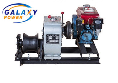 Velozige gasmotor schacht aangedreven 5 ton benzinemotor aangedreven kabel trekker lier