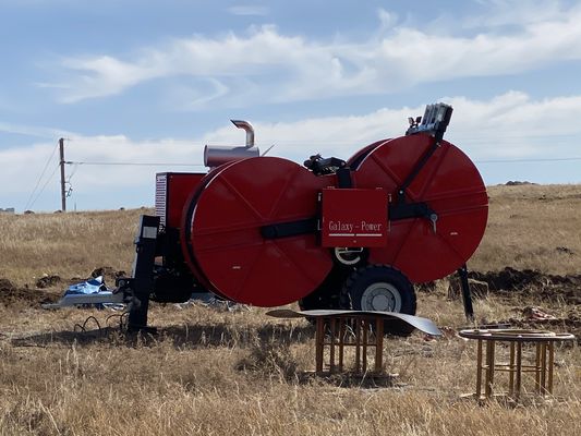 1x90kN Hoogwaardige Kabel Hydraulische Trekker en Spanner Voor het Snaren van Hoogspanningslijnen