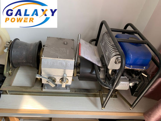 Velozige gasmotor schacht aangedreven 5 ton benzinemotor aangedreven kabel trekker lier