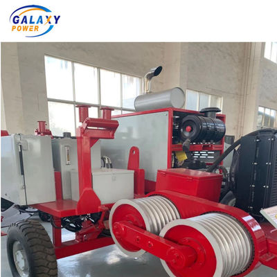 Overhead Line Stringing Equipment GS90 Hydraulische Trekker-Spanmachine Met Motor