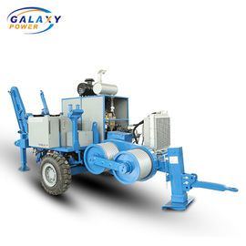 60KN 2.5km Hydraulische Kabeltrekker met Waterkoelingssysteem die Materiaal vastbinden