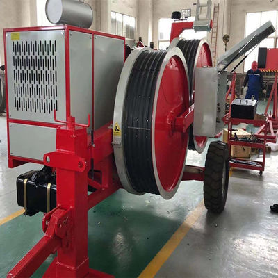 5 de Spannermachine van Wire Hydraulic Cable van de groeven1x40kn 4T Relese Leider