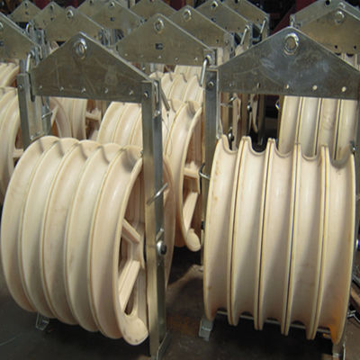 Nylon vijf rijden 508x75mm bundelleider Stringing Pulley Block