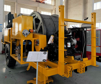 2X70KN 40mm het Materiaal stepless snelheid van Leidercable wire stringing