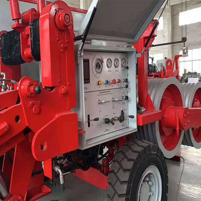 16 Ton Bull-Wheel 10 het Lucht Vastbindende Materiaal van de Groeven Hydraulische Trekker