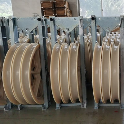 916x110mm Universele Leider Stringing Block van de Drie Wielen de Nylon Katrol