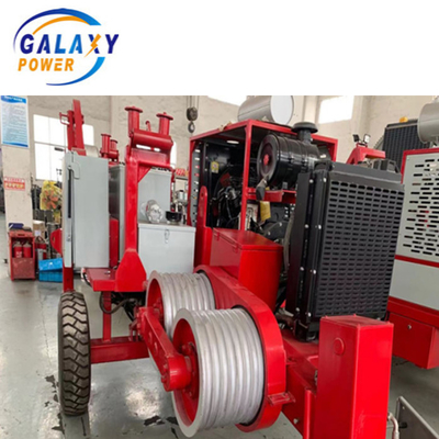 Diesel 77kw 103hp 400mm Stier 4 Ton Transmission Line Stringing Equipment