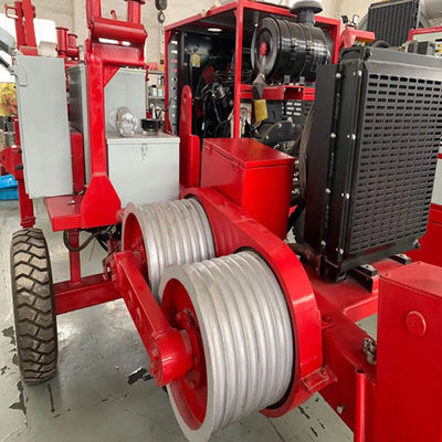 Overhead Line Stringing Equipment GS90 Hydraulische Trekker-Spanmachine Met Motor